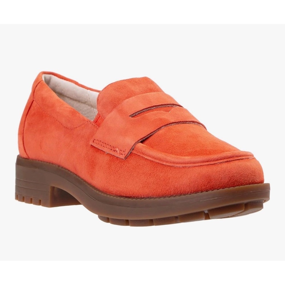Revitalign Sienna Suede Laurel Chunky Loafers Orthotic Size 10B Womens